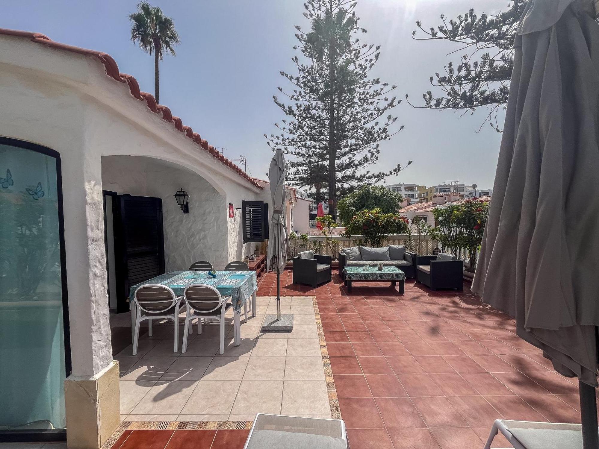 Apartamento Santa Barbara Playa del Inglés terraza privada y piscina Maspalomas  Exterior foto
