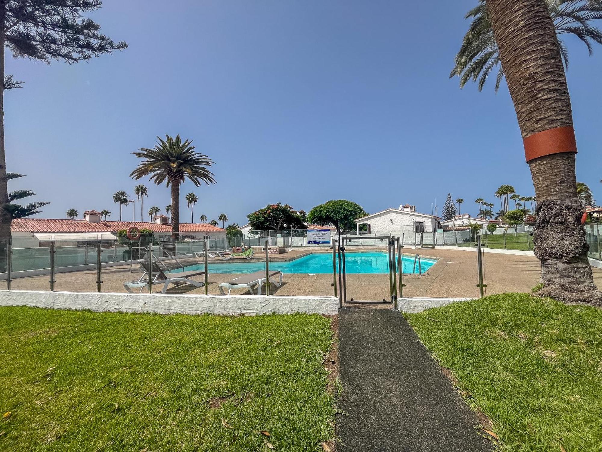 Apartamento Santa Barbara Playa del Inglés terraza privada y piscina Maspalomas  Exterior foto